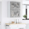 Szafka kuchenna Kalmar 2 pcs Betonowy szary 60 x 31 x 40 cm