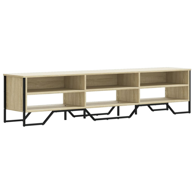Szafka pod TV, dąb sonoma, 180x34x41 cm materiał drewnopochodny