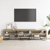 Szafka pod TV, dąb sonoma, 180x34x41 cm materiał drewnopochodny