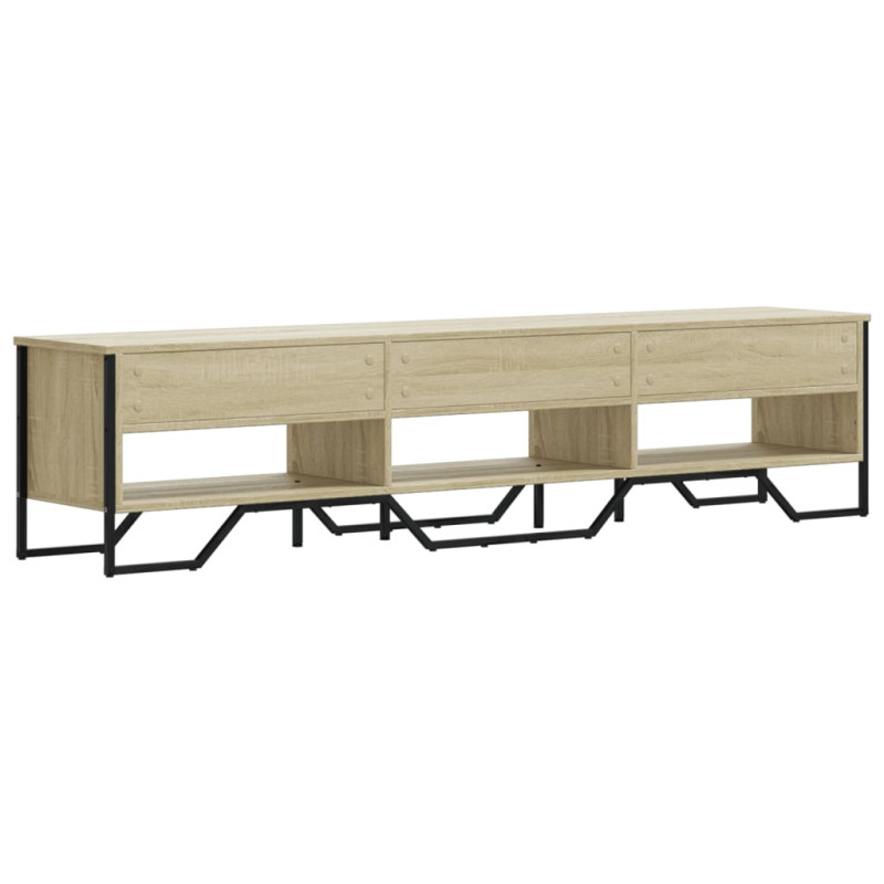 Szafka pod TV, dąb sonoma, 180x34x41 cm materiał drewnopochodny