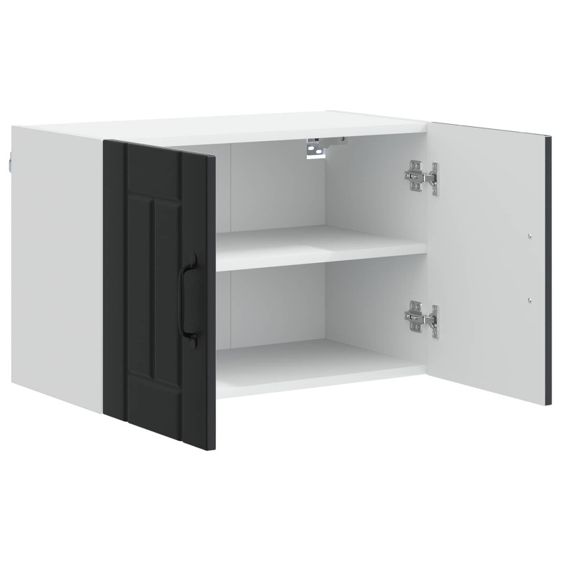 Szafka kuchenna 2 pcs Czarny 60 x 31 x 40 cm