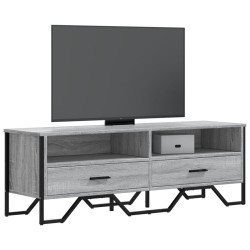 Szafka pod TV, szary dąb sonoma, 122x34x41 cm