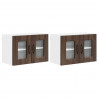 Szafka kuchenna Kalmar 2 pcs Brązowy dąb 60 x 31 x 40 cm
