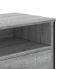 Szafka pod TV, szary dąb sonoma, 122x34x41 cm