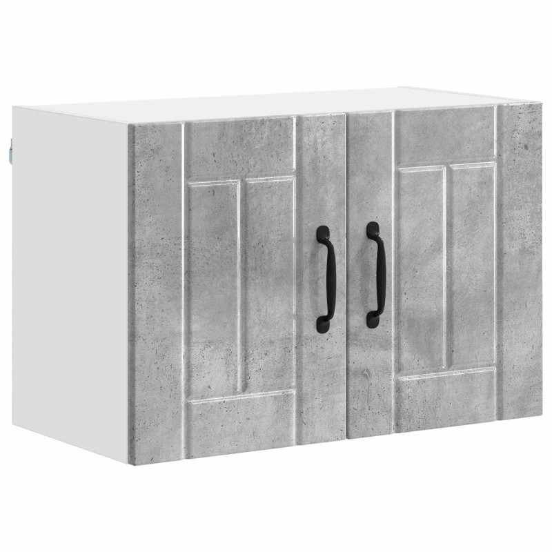 Szafki kuchenne naścienne 2 pcs Betonowy szary 60 x 31 x 40 cm