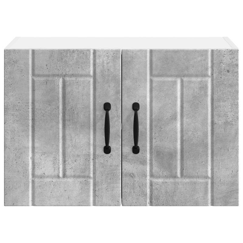 Szafki kuchenne naścienne 2 pcs Betonowy szary 60 x 31 x 40 cm