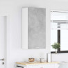 Szafka wisząca Betonowa szarość i biel 50 x 31 x 100 cm