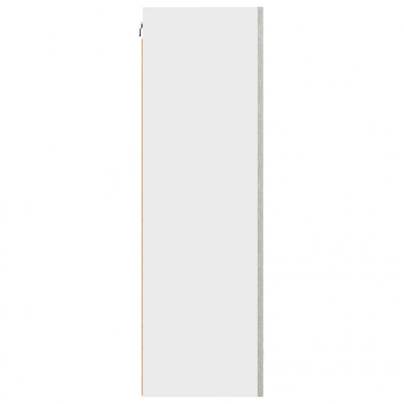 Szafka wisząca Betonowa szarość i biel 50 x 31 x 100 cm
