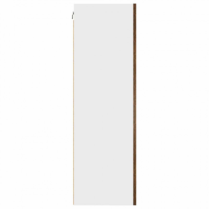 Szafka wisząca z drzwiami Wędzony dąb i biały 50 x 31 x 100 cm