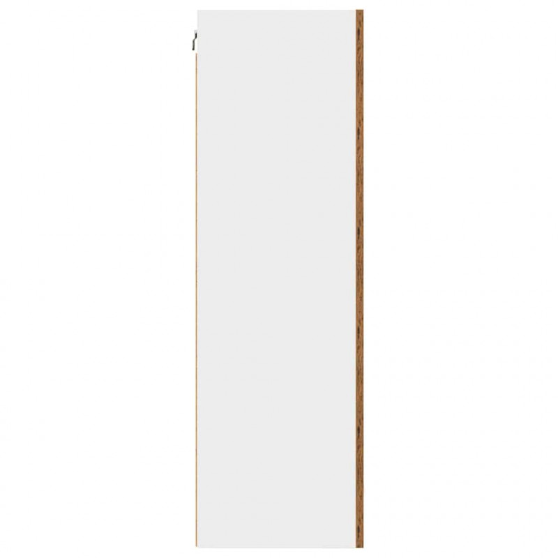 Szafka wisząca z drzwiami Stare Drewno i Biały 50 x 31 x 100 cm