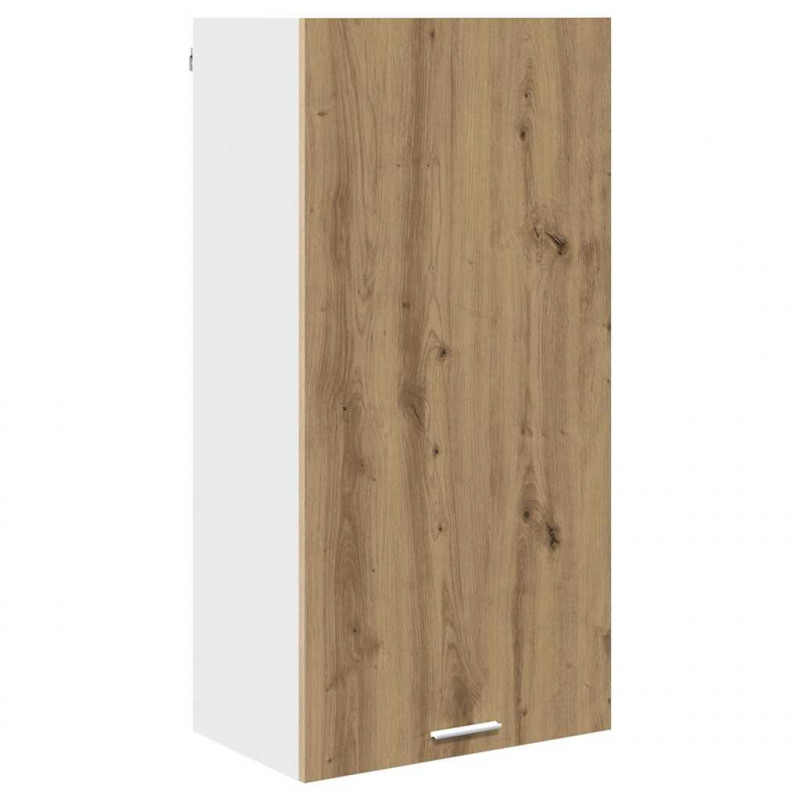 Szafka wisząca Dąb rzemieślniczy i biały 50 x 31 x 100 cm