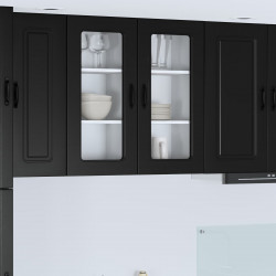 Szafka kuchenna Kalmar 2 pcs Czarny 40 x 31 x 80 cm