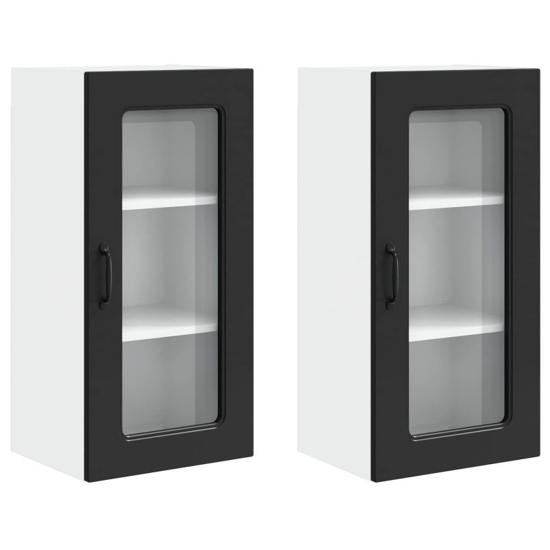 Szafka kuchenna Kalmar 2 pcs Czarny 40 x 31 x 80 cm