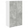 Szafka wisząca z drzwiami Betonowy szary 60 x 31 x 100 cm