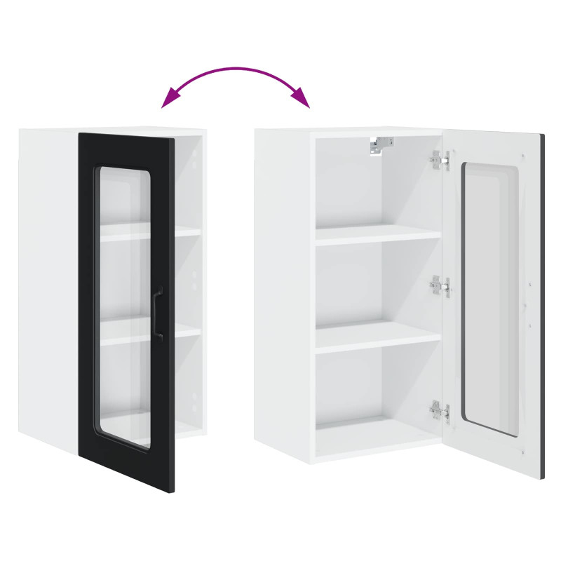 Szafka kuchenna Kalmar 2 pcs Czarny 40 x 31 x 80 cm