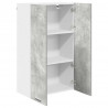 Szafka wisząca z drzwiami Betonowy szary 60 x 31 x 100 cm