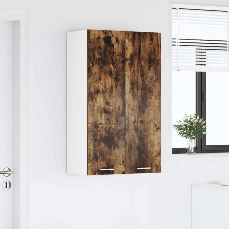Szafka wisząca z przechowywaniem Dąb wędzony 60 x 31 x 100 cm