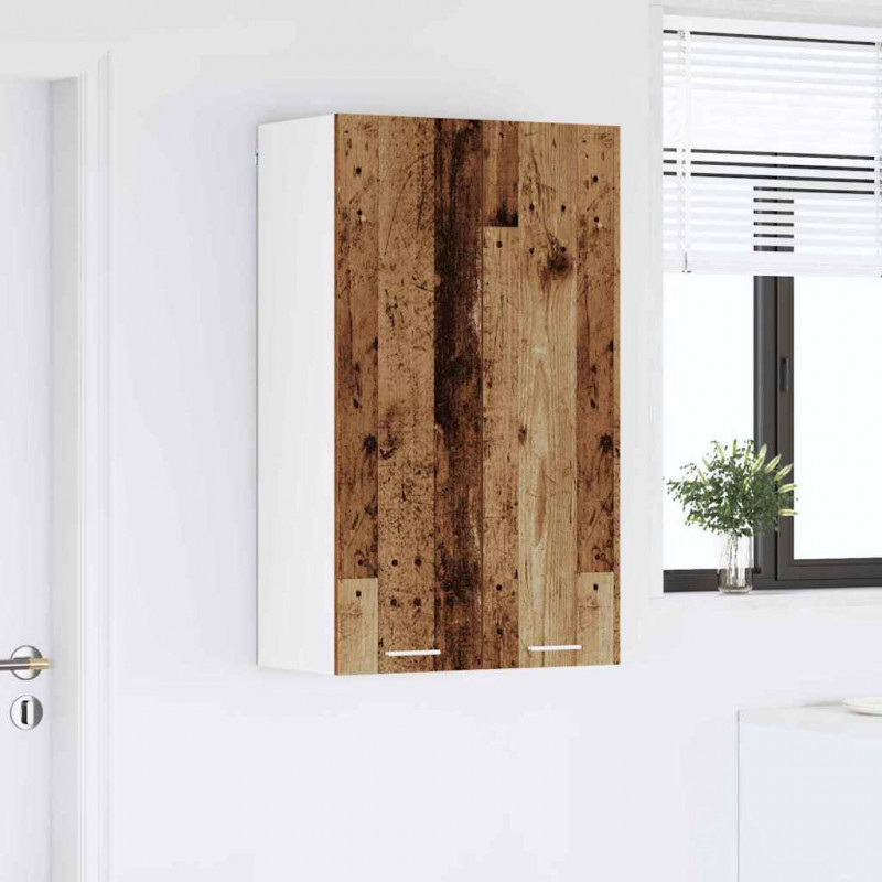 Szafka wisząca z przechowywaniem Stare drewno 60 x 31 x 100 cm