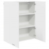Szafka wisząca Biały 80 x 31 x 100 cm Materiał drewnopochodny