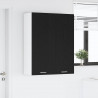 Szafka wisząca z przechowywaniem Czarny Dąb 80 x 31 x 100 cm