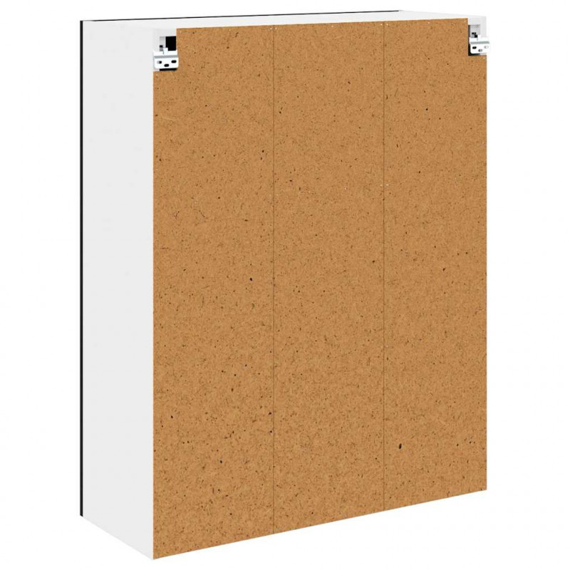 Szafka wisząca z przechowywaniem Czarny Dąb 80 x 31 x 100 cm