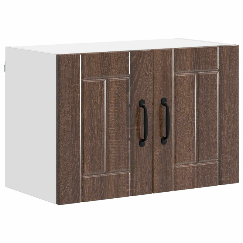 Szafki kuchenne naścienne 2 pcs Brązowy dąb 60 x 31 x 40 cm