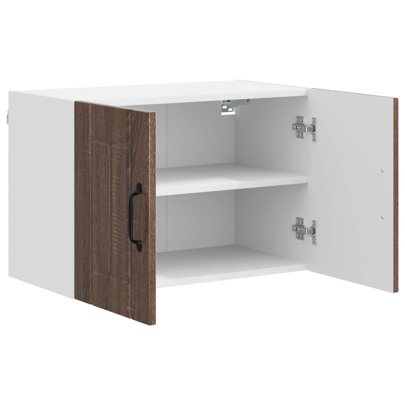 Szafki kuchenne naścienne 2 pcs Brązowy dąb 60 x 31 x 40 cm