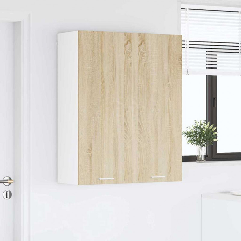 Szafka wisząca z przechowywaniem Dąb Sonoma 80 x 31 x 100 cm