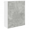 Szafka wisząca z drzwiami Betonowy szary 80 x 31 x 100 cm