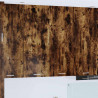 Szafka wisząca z przechowywaniem Dąb wędzony 80 x 31 x 100 cm
