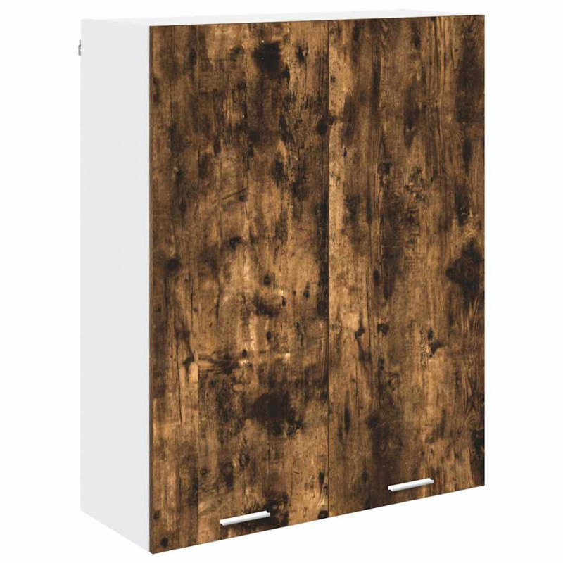 Szafka wisząca z przechowywaniem Dąb wędzony 80 x 31 x 100 cm