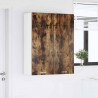 Szafka wisząca z przechowywaniem Dąb wędzony 80 x 31 x 100 cm