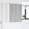 Szafka wisząca z przechowywaniem Szary Sonoma 80 x 31 x 100 cm