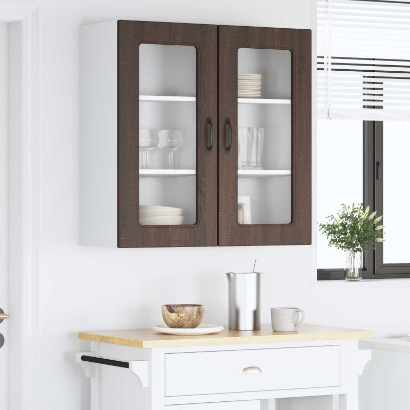 Szafka kuchenna Kalmar 2 pcs Brązowy dąb 40 x 31 x 80 cm