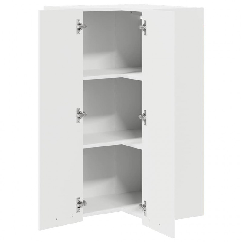 Szafka wisząca Biały 57 x 57 x 100 cm Materiał drewnopochodny