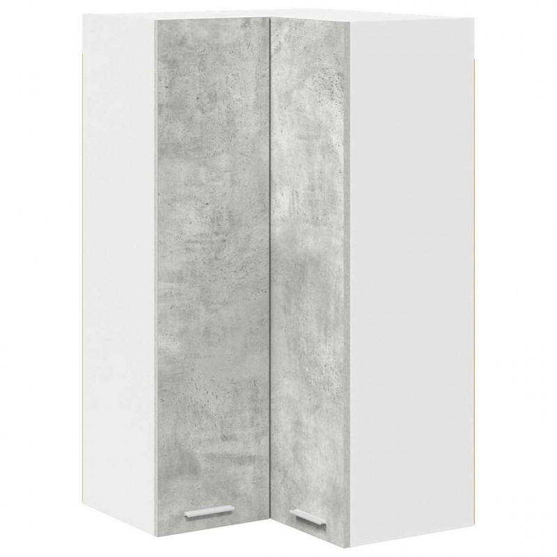 Szafka wisząca Betonowa szarość i biel 57 x 57 x 100 cm