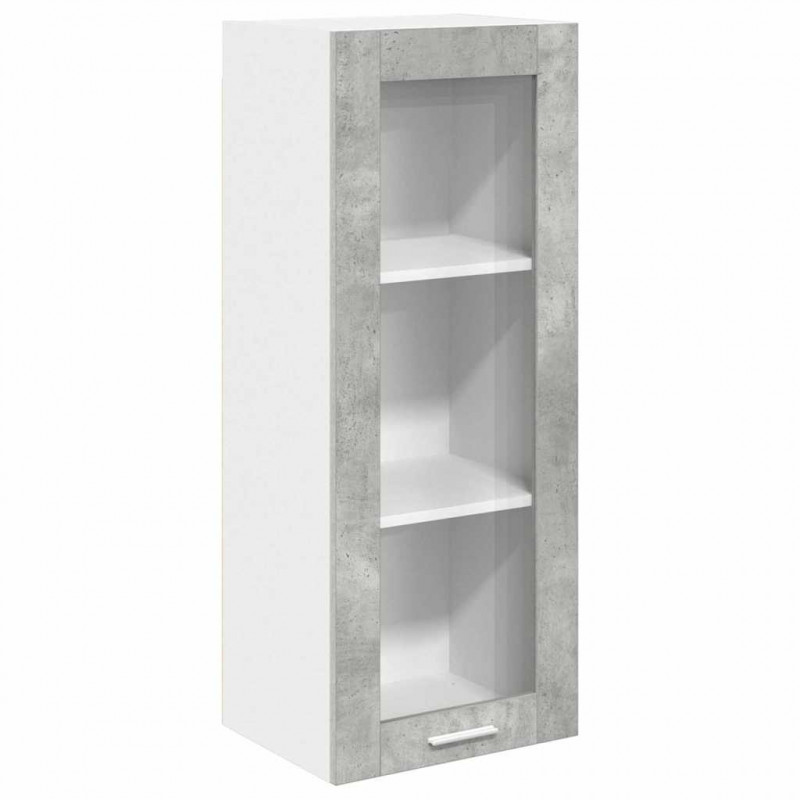 Szafka wisząca z drzwiami Betonowy szary 40 x 31 x 100 cm