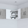 Szafka kuchenna Betonowy szary 57 x 57 x 40 cm