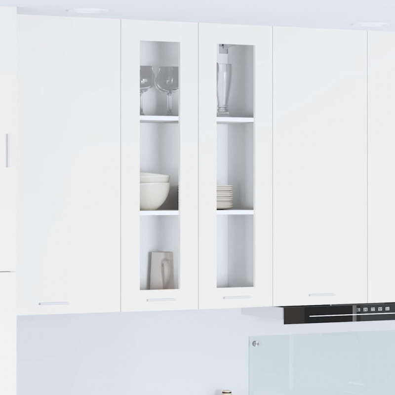 Szafka wisząca Biały 60 x 31 x 100 cm Materiał drewnopochodny