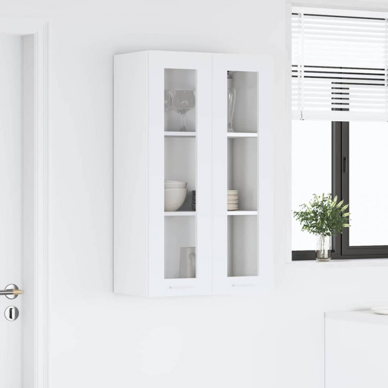 Szafka wisząca Biały 60 x 31 x 100 cm Materiał drewnopochodny