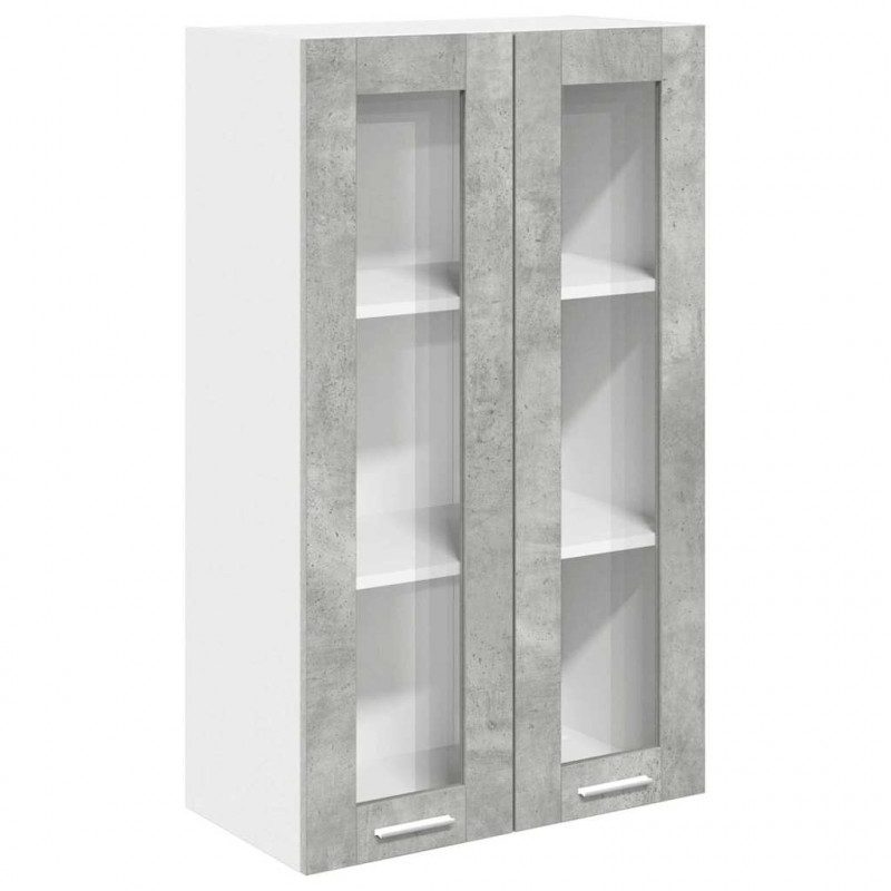 Szafka wisząca z drzwiami Betonowy szary 60 x 31 x 100 cm