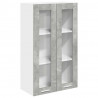 Szafka wisząca z drzwiami Betonowy szary 60 x 31 x 100 cm