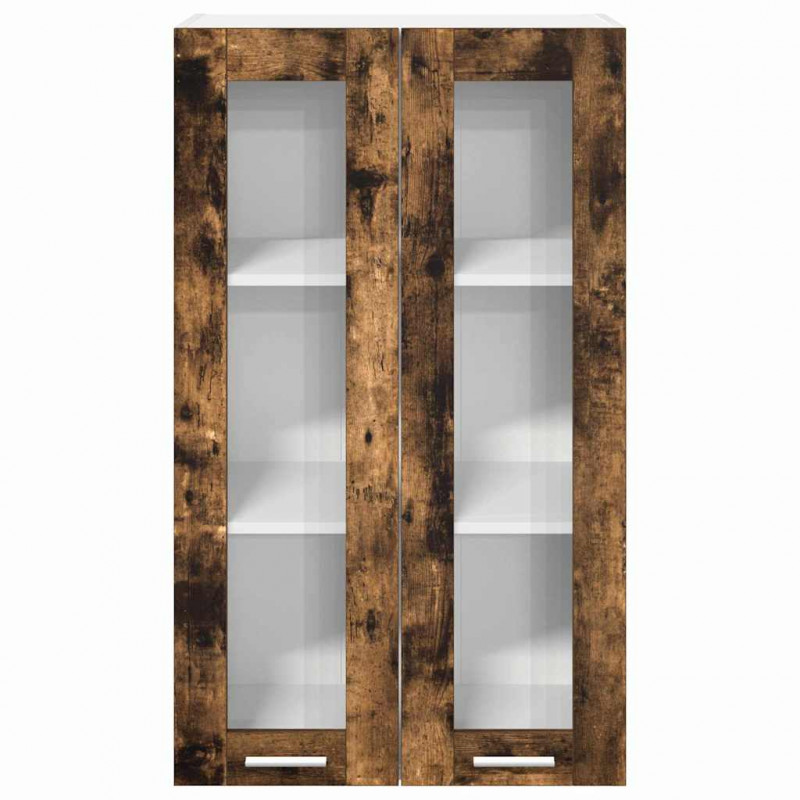 Szafka wisząca z przechowywaniem Dąb wędzony 60 x 31 x 100 cm