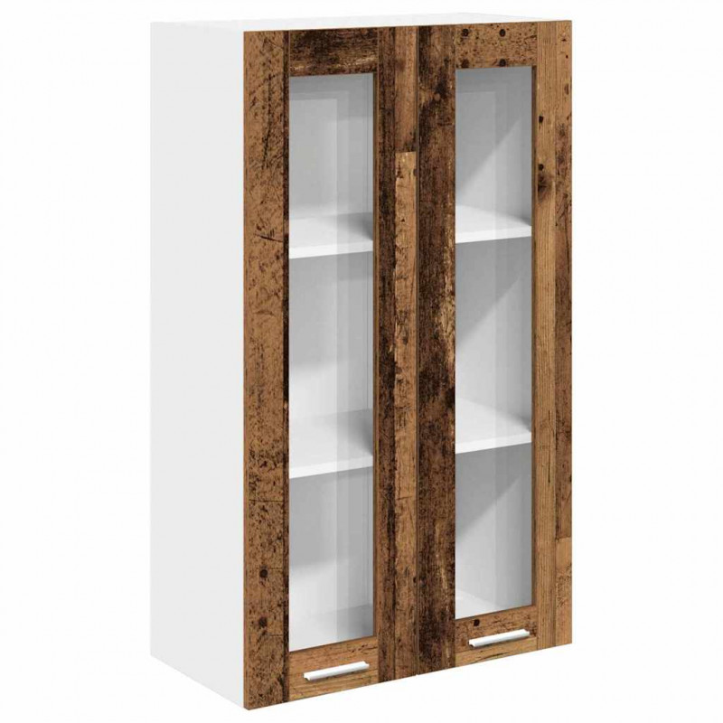 Szafka wisząca z przechowywaniem Stare drewno 60 x 31 x 100 cm