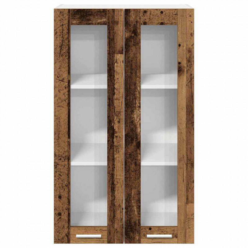 Szafka wisząca z przechowywaniem Stare drewno 60 x 31 x 100 cm