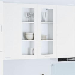 Szafka wisząca Biały 80 x 31 x 100 cm Materiał drewnopochodny