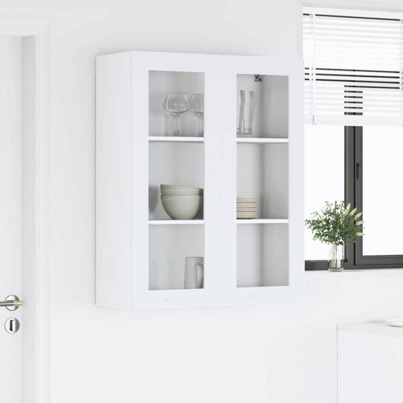 Szafka wisząca Biały 80 x 31 x 100 cm Materiał drewnopochodny