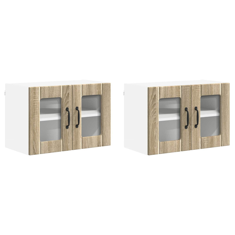 Szafka kuchenna 2 pcs Dąb Sonoma 60 x 31 x 40 cm