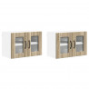 Szafka kuchenna 2 pcs Dąb Sonoma 60 x 31 x 40 cm