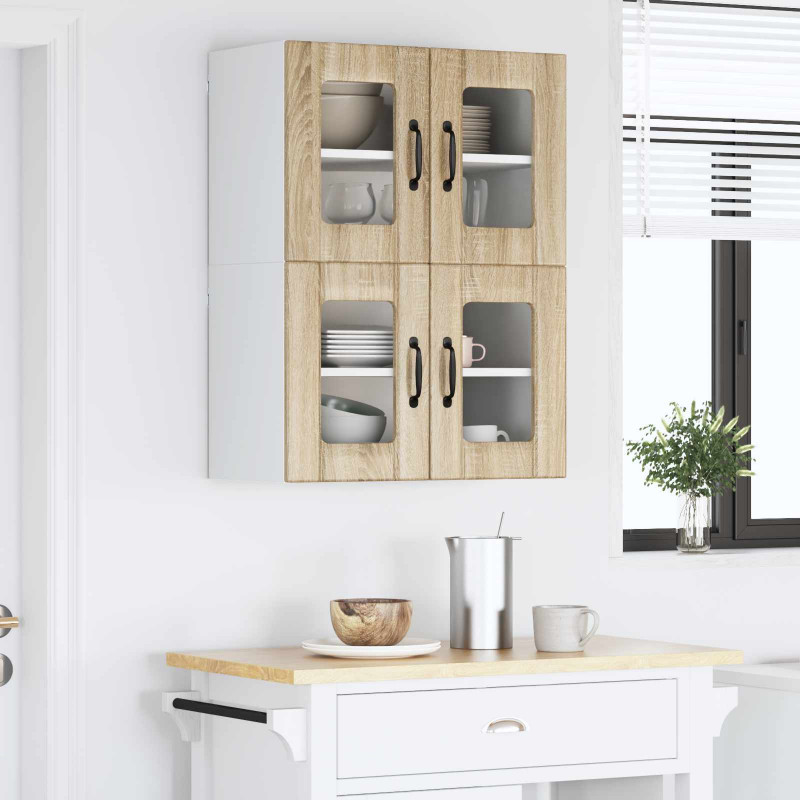 Szafka kuchenna 2 pcs Dąb Sonoma 60 x 31 x 40 cm